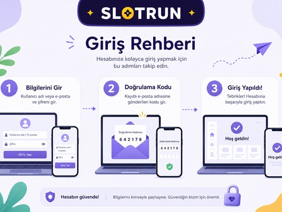 Slotrun Giriş Ekranı Görseli
