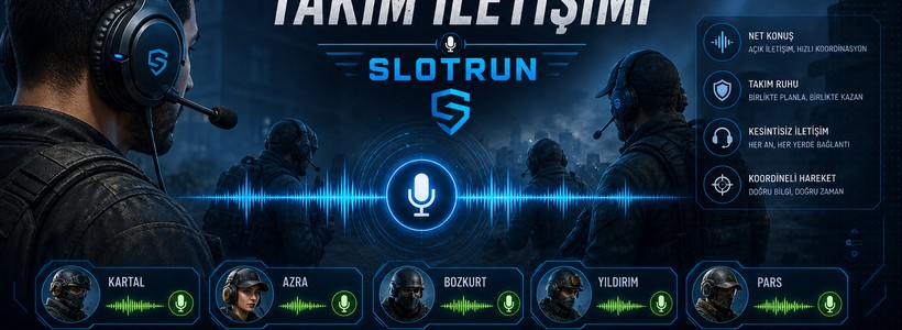 Slotrun Takım İletişimi Görseli