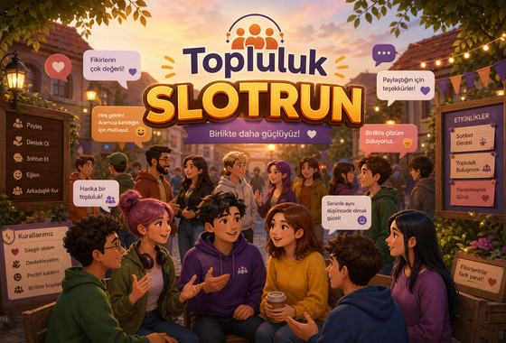 Slotrun Topluluk ve Sosyal Ortam